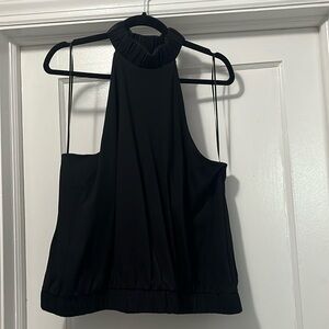 Banded halter top